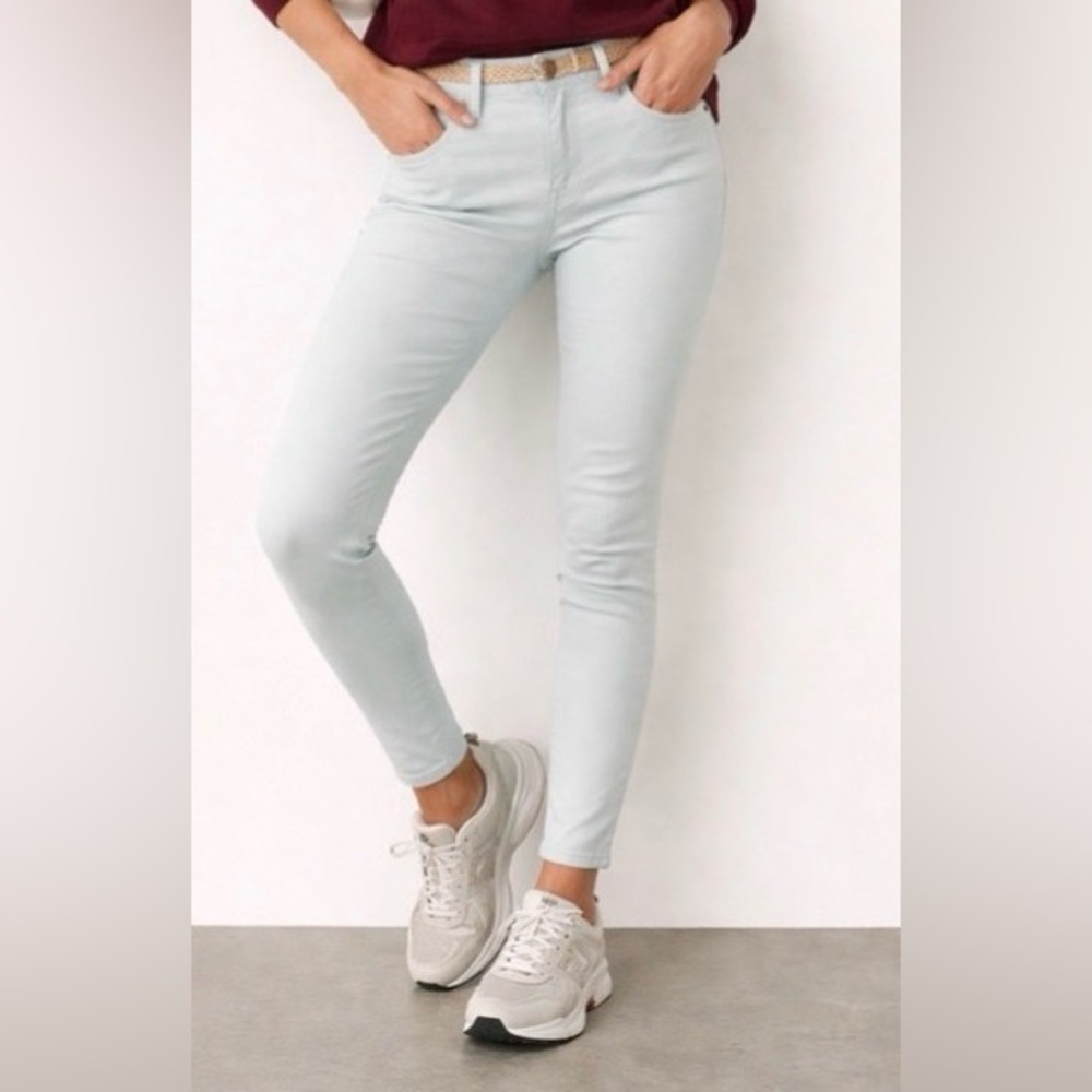 Rich & Skinny jeans light green size25